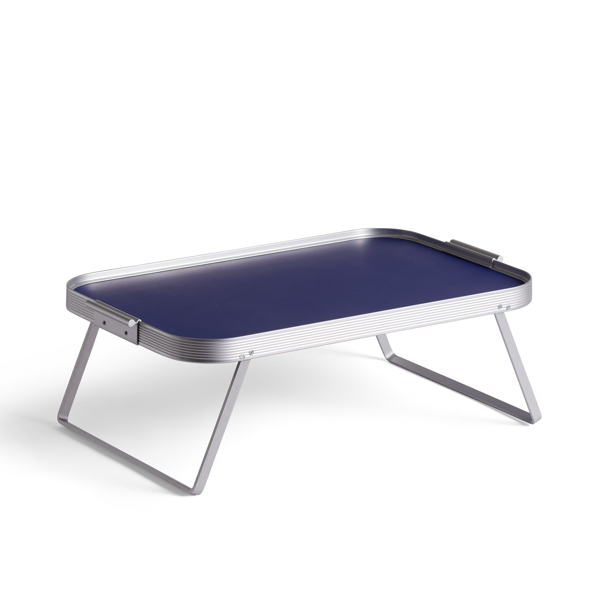 Lap Tray in Night Blue with Silver Surrounds